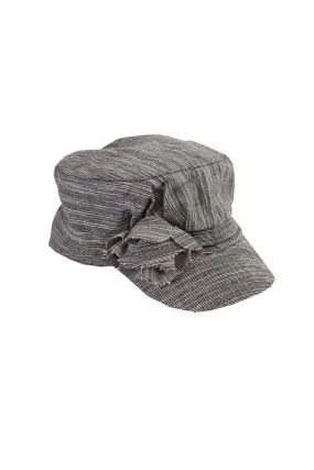 Collection Women's Xiix Gray Flower Military Cap Gray Size Regular