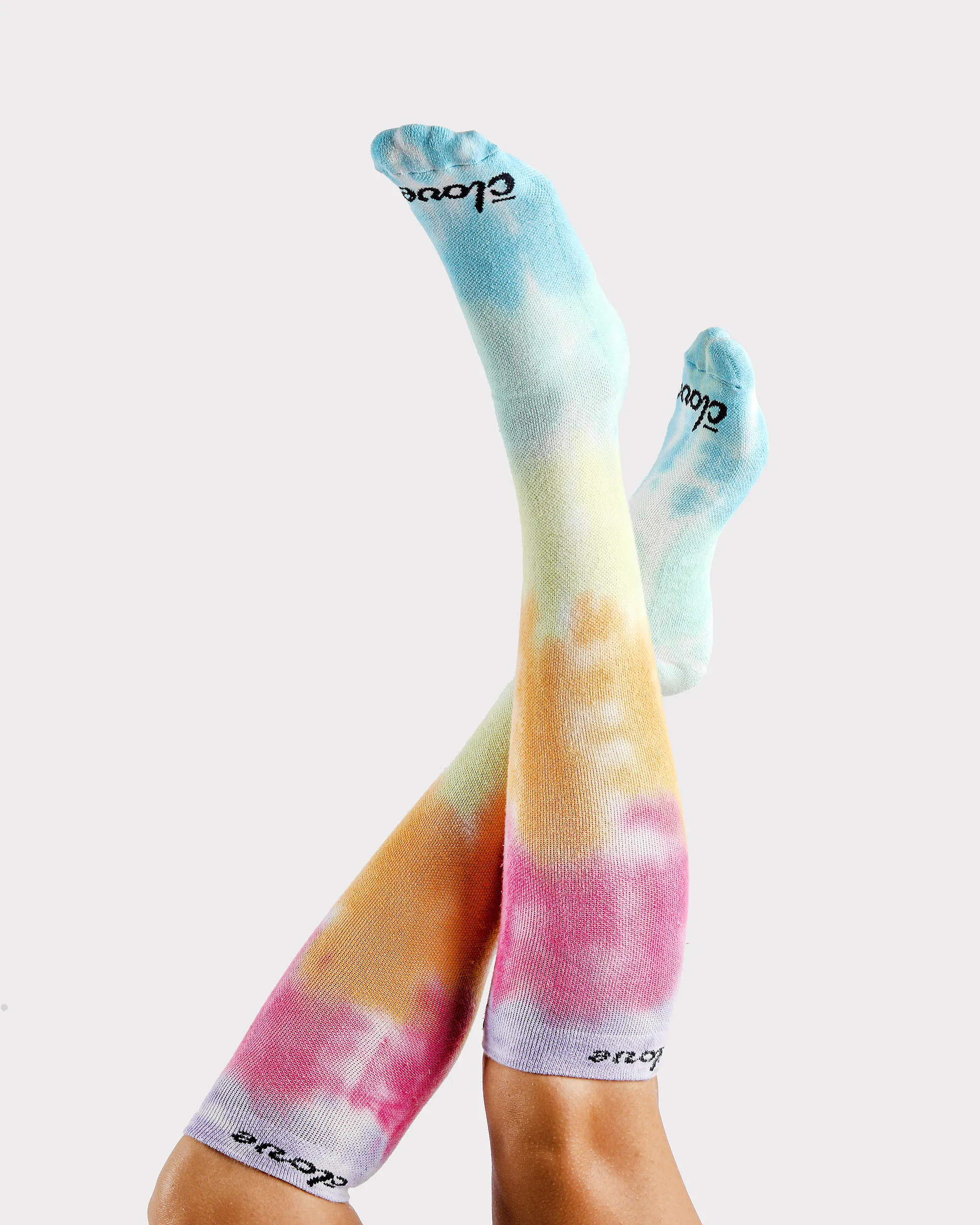 Compression Socks - Rainbow Tie Dye