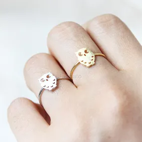 Cute Owl Ring, adjustable ring