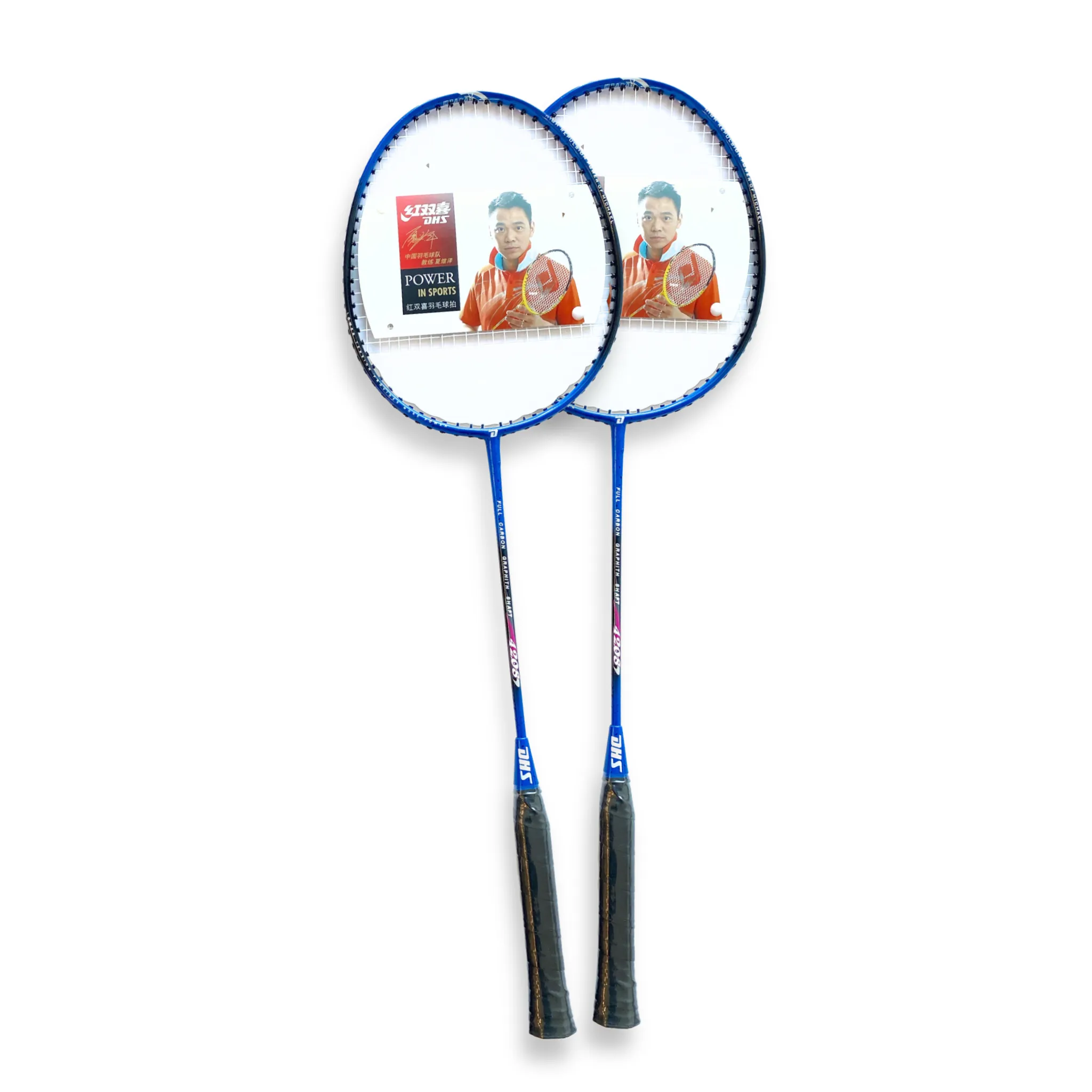 DHS 4208 Pre-Strung Badminton Racket [Blue]