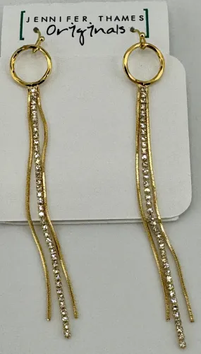 Diamond Dangle Earring