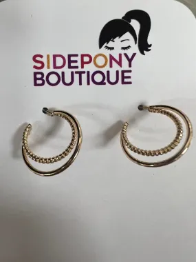 Double hoop earring