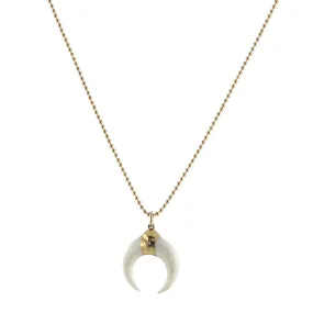 Double Horn Necklace