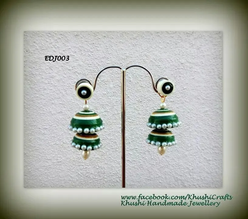 Double jhumkas