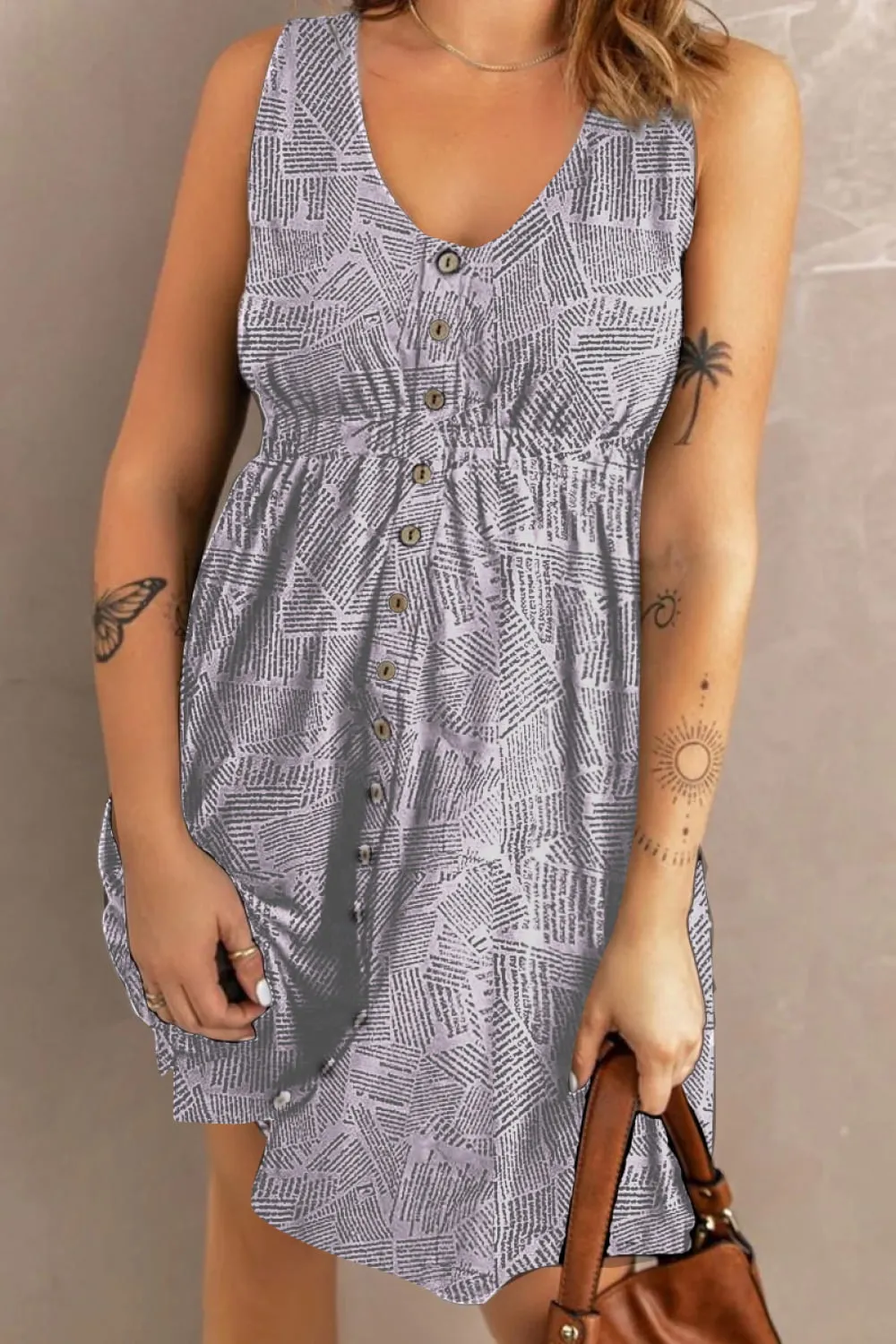 Double Take Scoop  Dress with Pockets