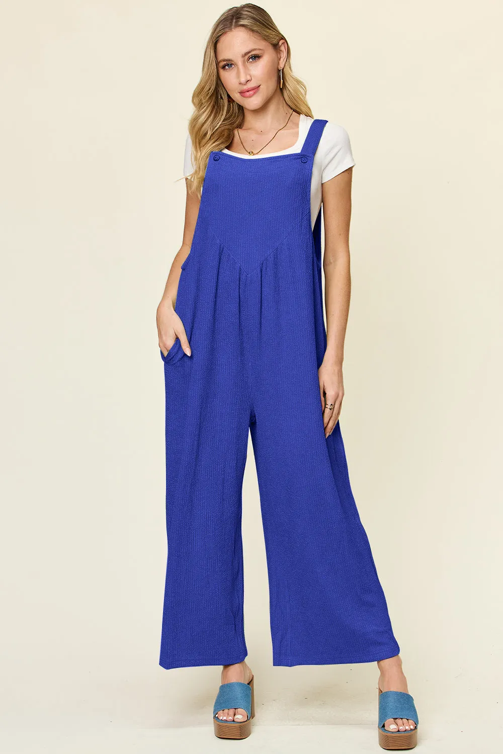 Double Take Wide Leg Overall