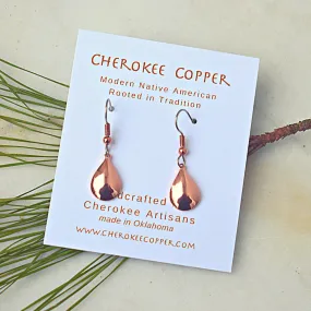 Emma Teardrop Copper Earrings