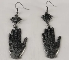 Eye/Hand Earring