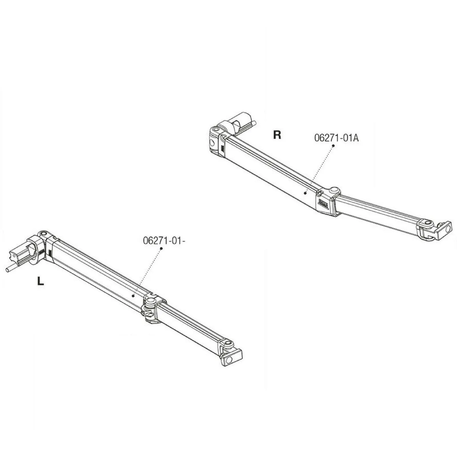 Fiamma F45S R/H Arm