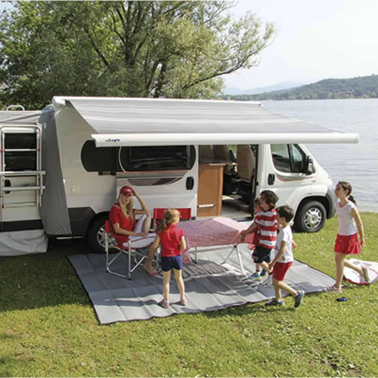 Fiamma F65 Eagle Ducato Polar White Automatic Motorhome Awning