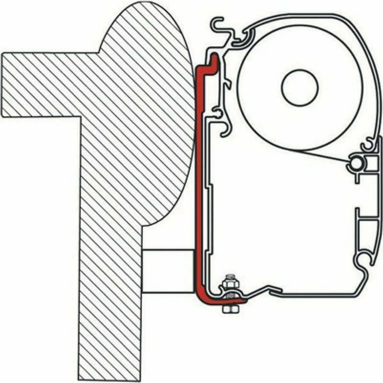 Fiamma Knaus C Liner Motorhome Awning Adapter