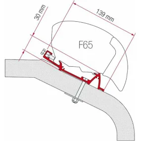 Fiamma LMC Liberty Motorhome Awning Adapter