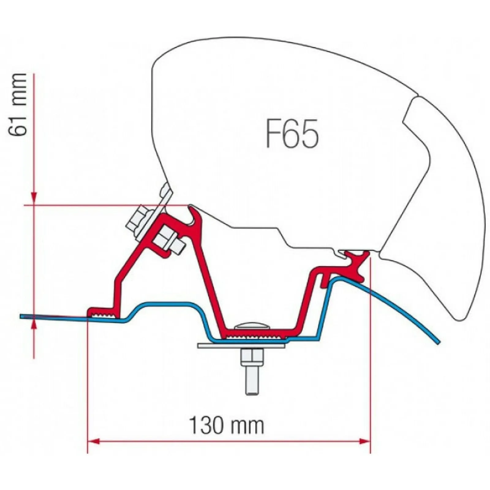 Fiamma Mercedes Sprinter F65 Eagle 400 Awning Adapter