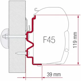 Fiamma Rapido Serie 90dF-9M-10 Awning Adapter