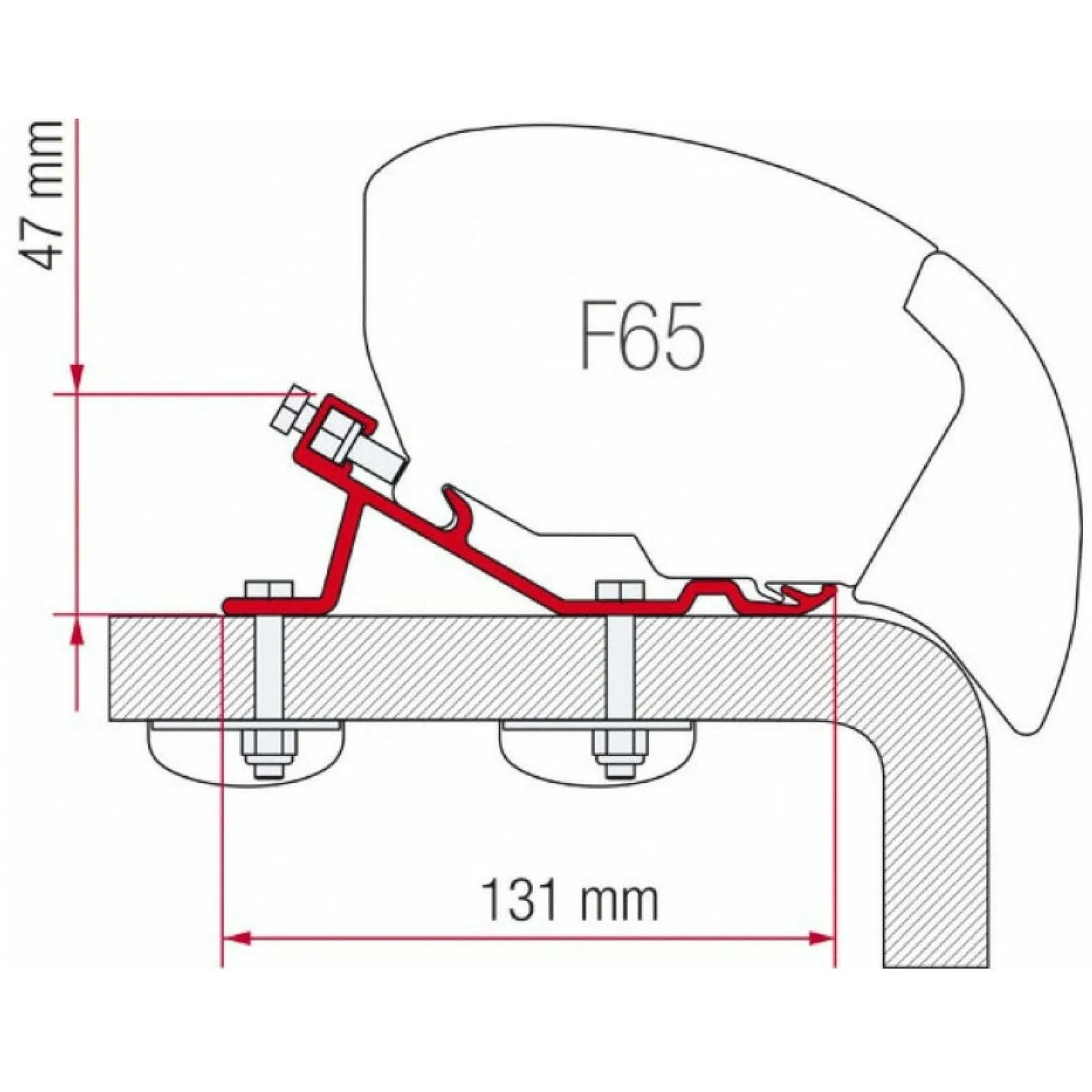 Fiamma Standard F65 Eagle 400 Awning Adapter