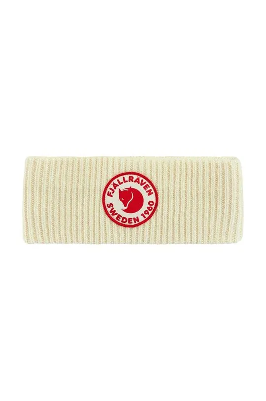 Fjallraven headband 1960 Logo beige color F87082.113