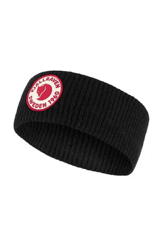 Fjallraven headband 1960 Logo black color F87082.550