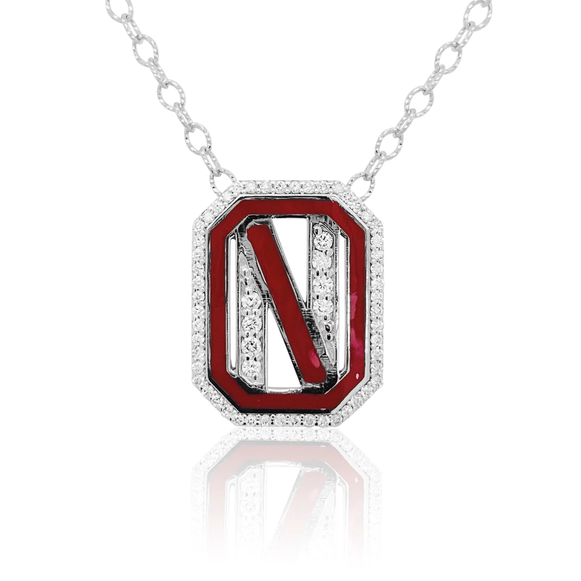 Gatsby Initial Necklace - Fifteen Colors