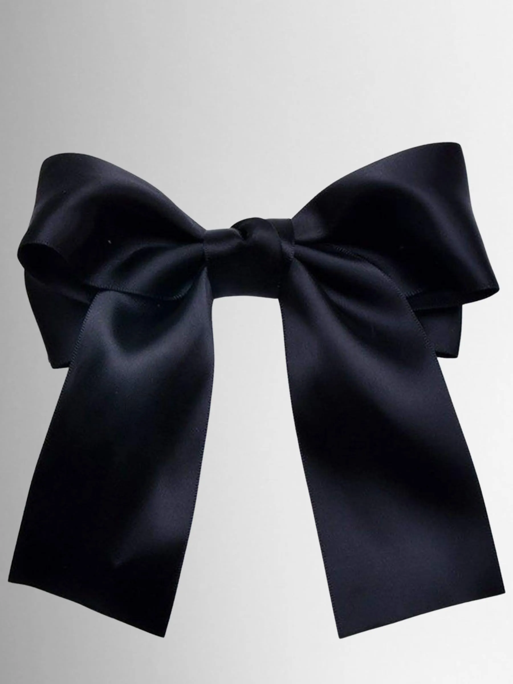 Girls Satin Large Bow Hair Clip