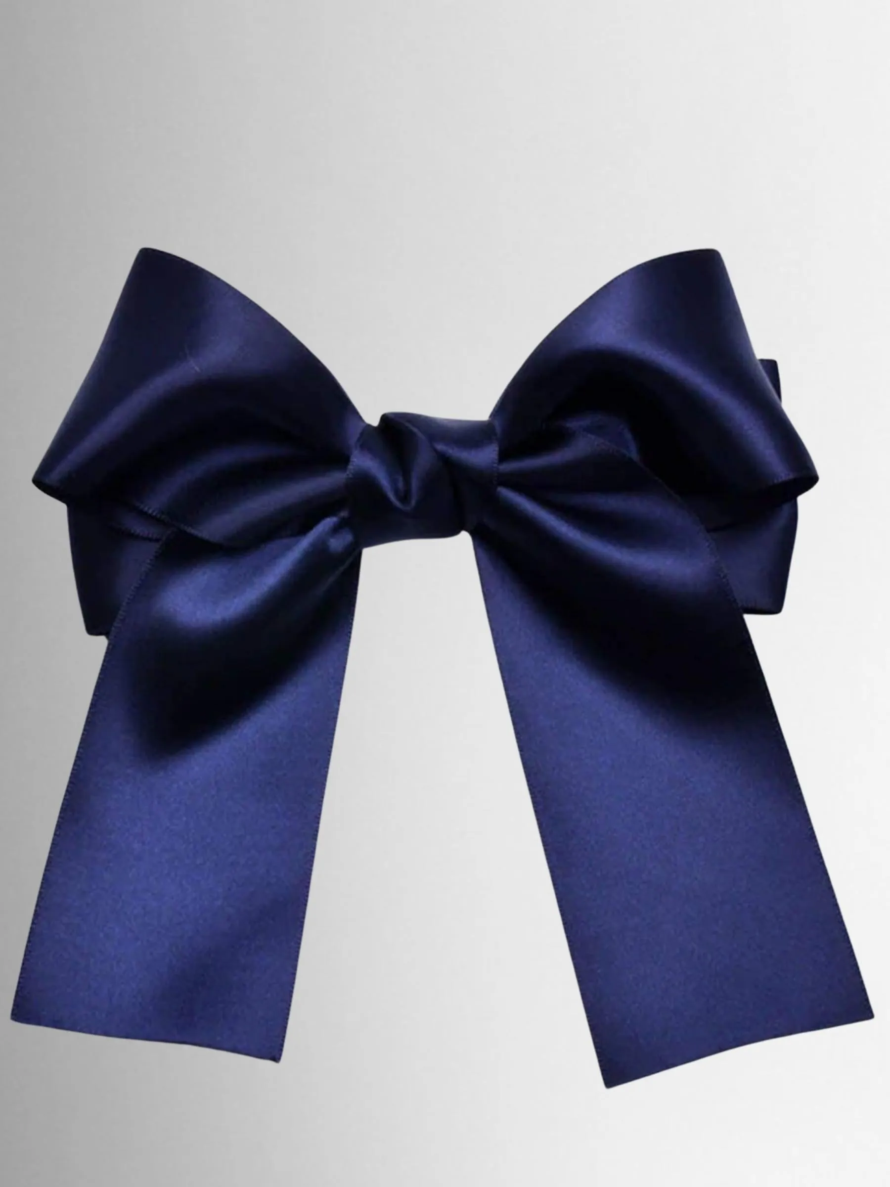 Girls Satin Large Bow Hair Clip