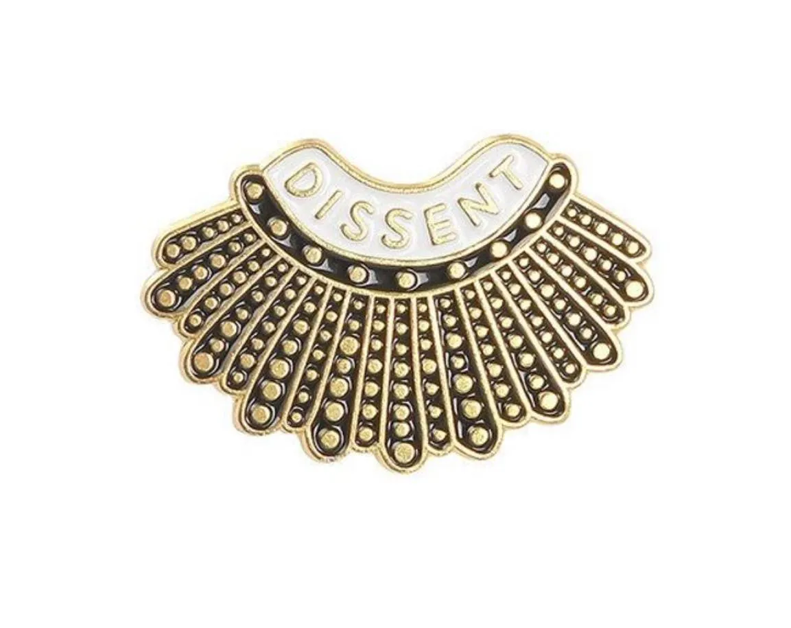 Gold Dissent Magnetic Brooch