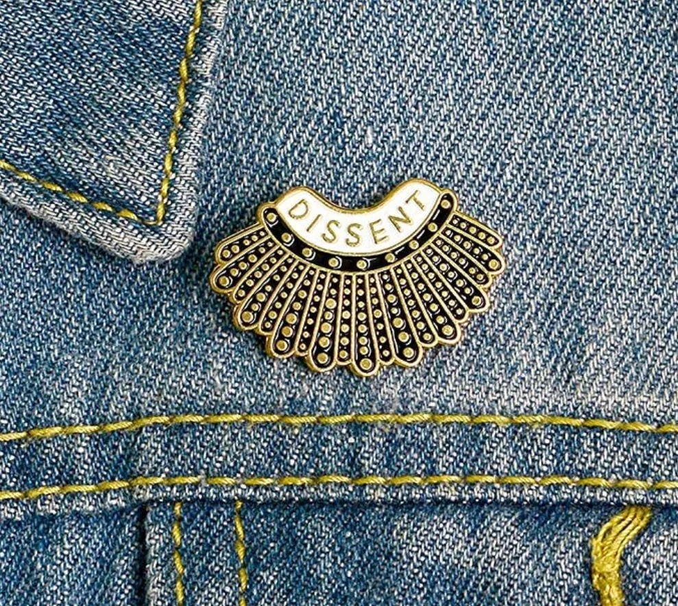 Gold Dissent Magnetic Brooch