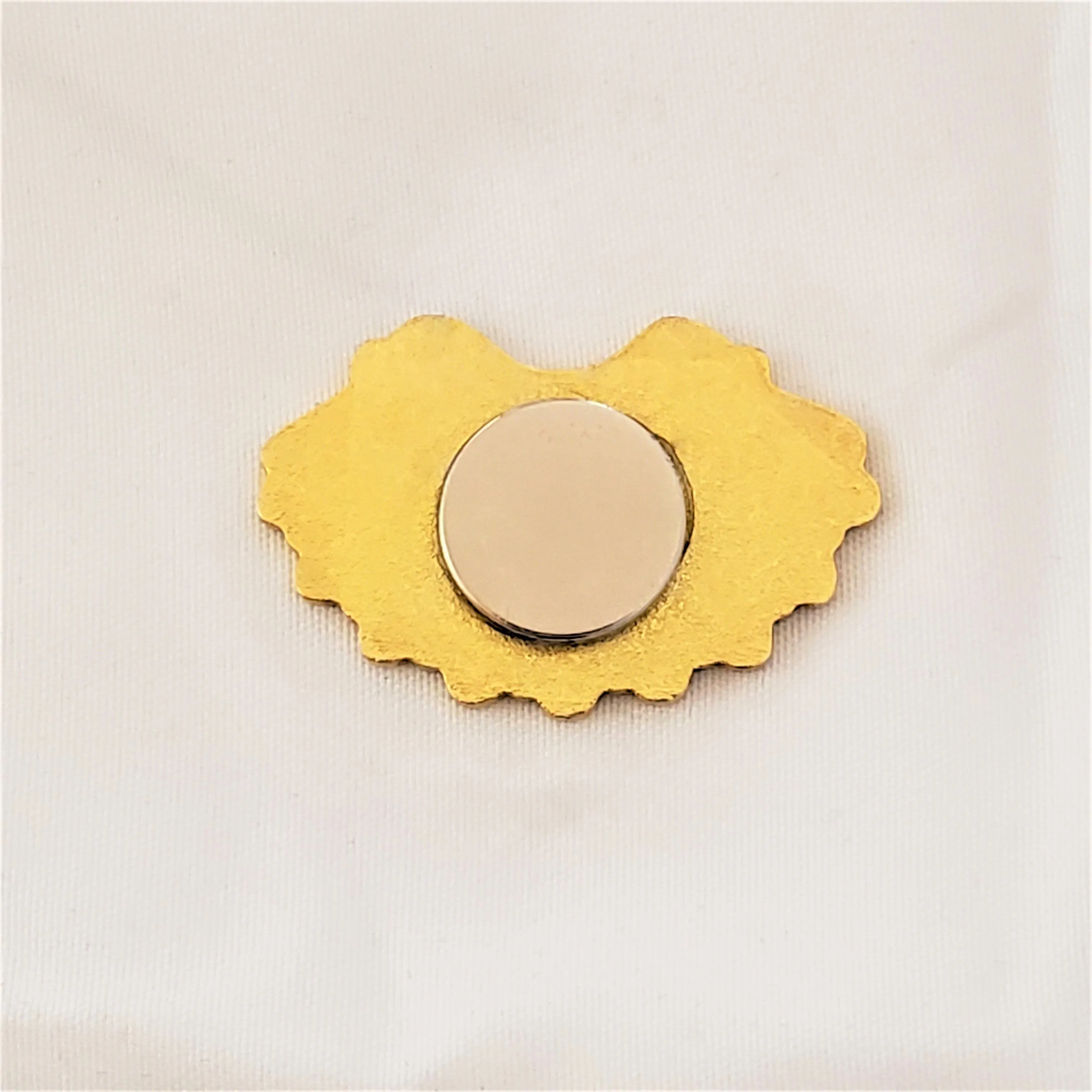 Gold Dissent Magnetic Brooch