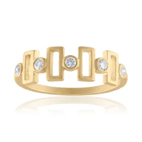 Gold Ring with Diamonds