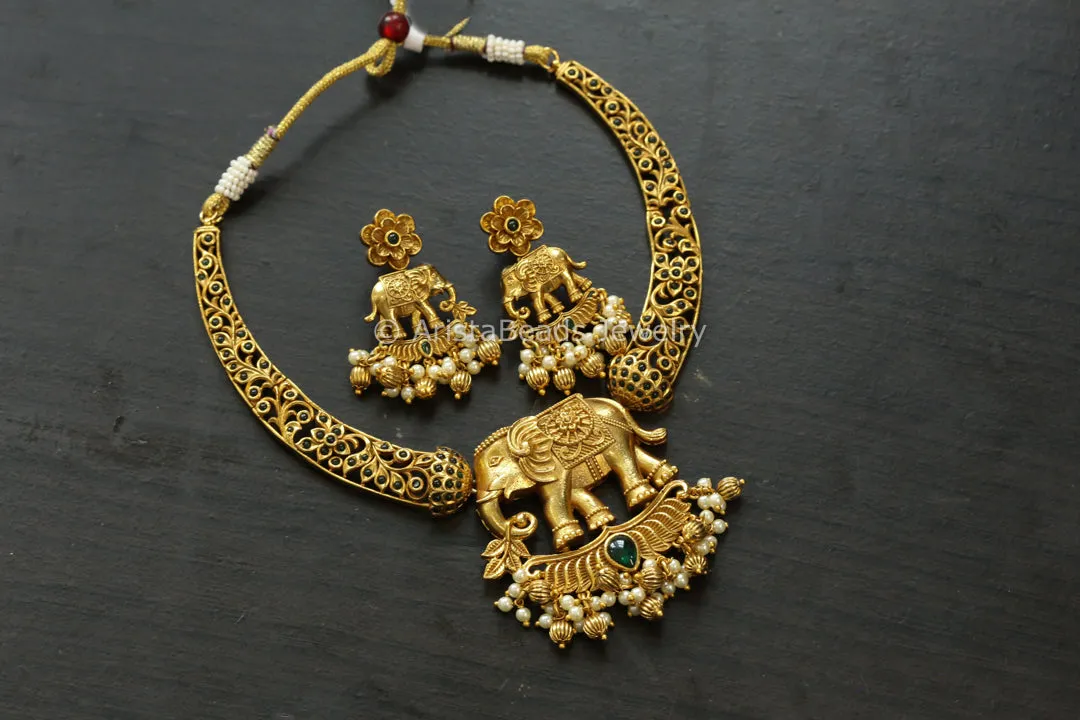 Gram Gold Kemp Hasli Necklace Set