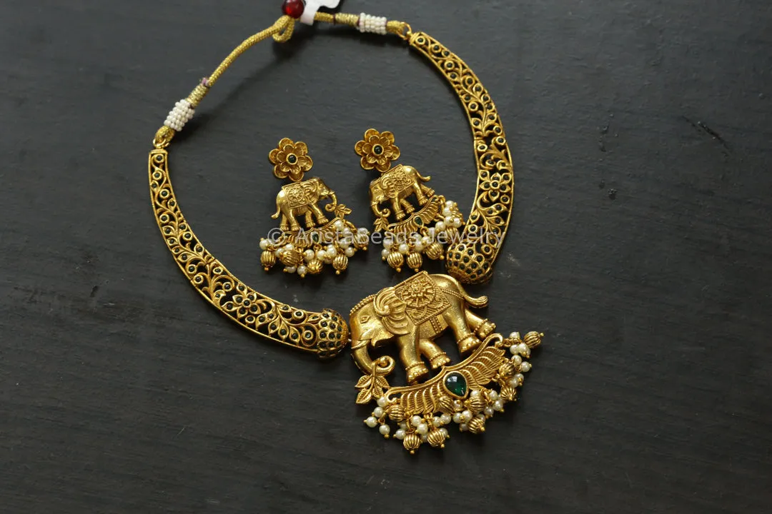 Gram Gold Kemp Hasli Necklace Set