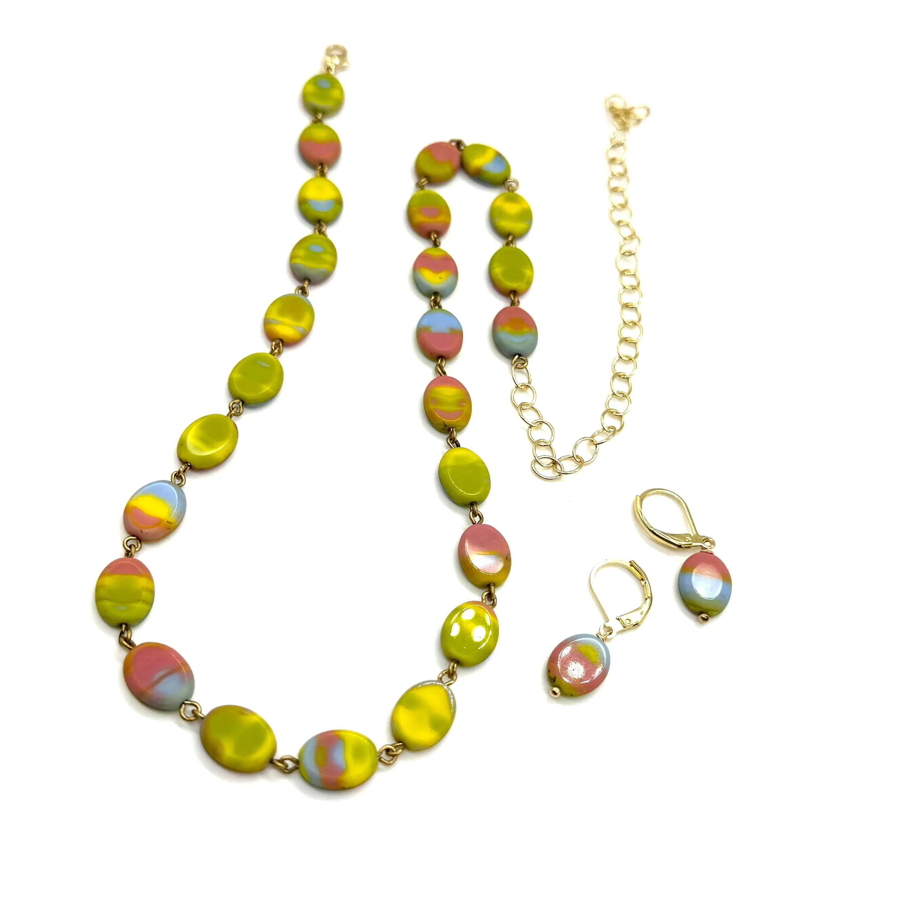 Groovy Art Glass Amelia Necklace