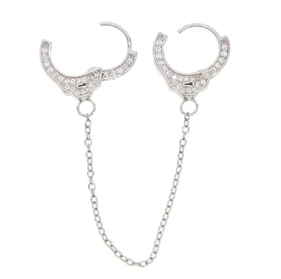 Handcuff Double Earring