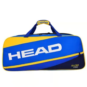 Head Falcon Strike Badminton Kit Bag (Yellow/Blue)