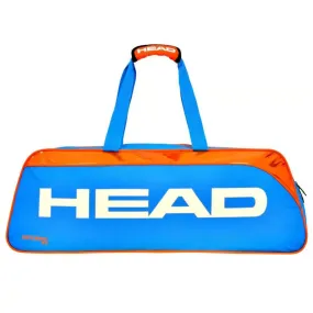 Head Inferno 50 Badminton Kit Bag (Blue/Fluorescent Orange)