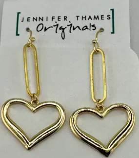 Heart Dangle Earring