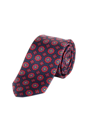 Hemley 6cm Tie Red Geometry