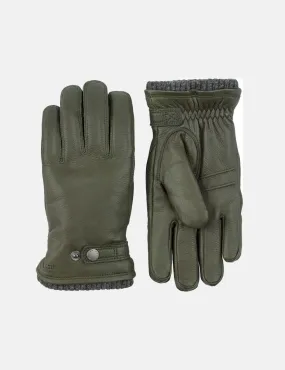 Hestra Utsjo Sport Gloves (Leather) - Forest Green