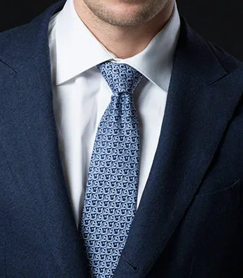 IR Navy/Grey Tie