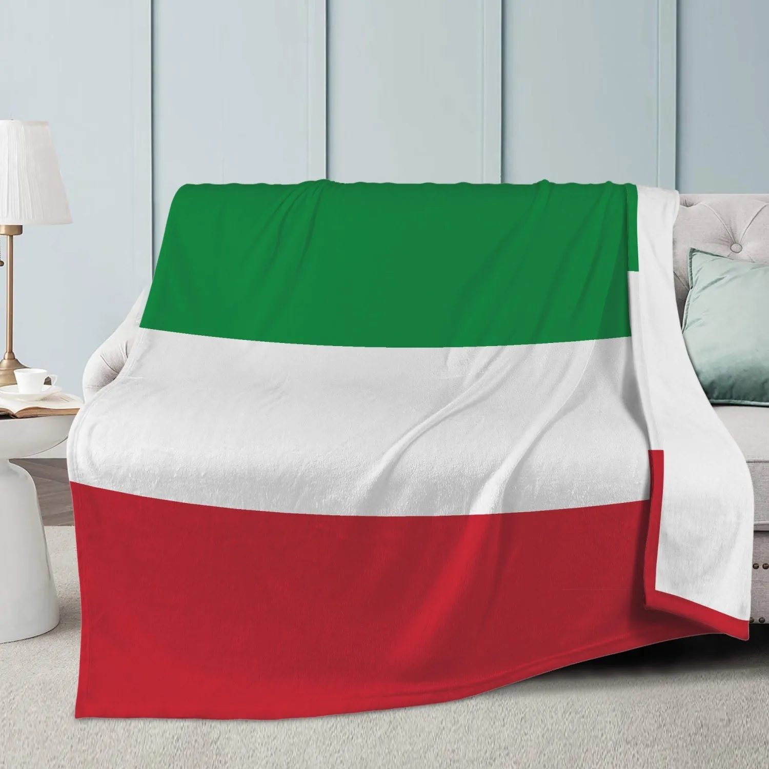 Italy Falg Fleece Blanket