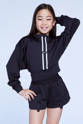 Jenna Streamline Sweatshirt Black