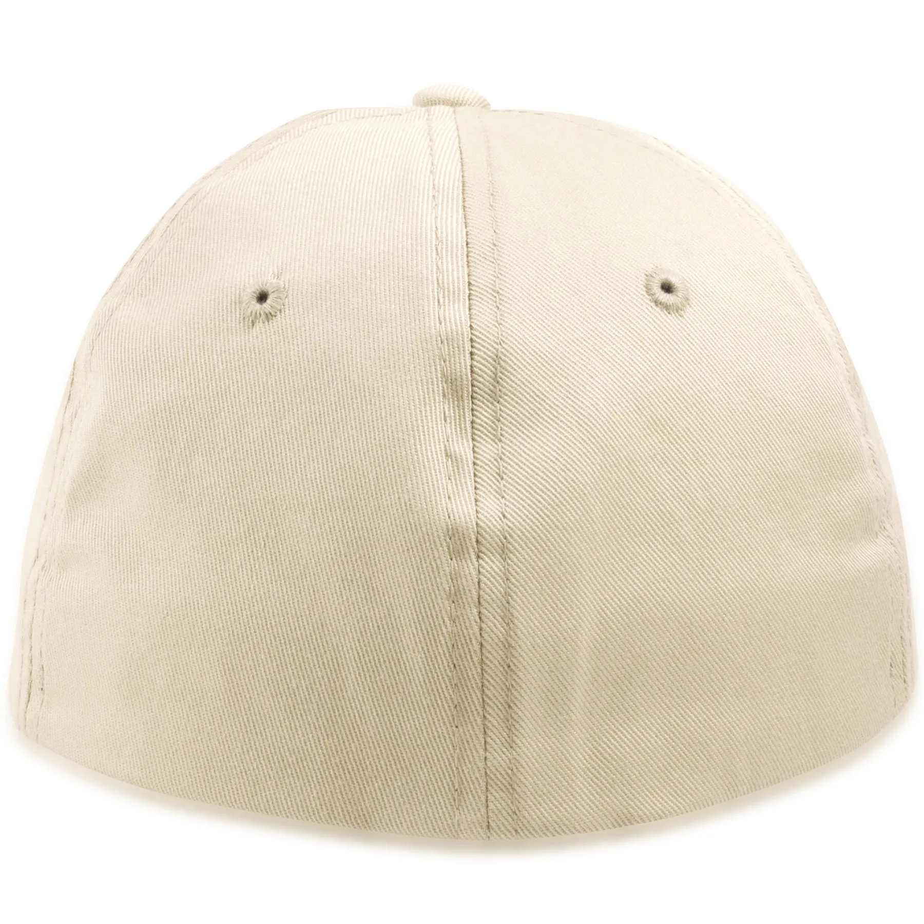 Khaki Blank Structured Flexfit Cap