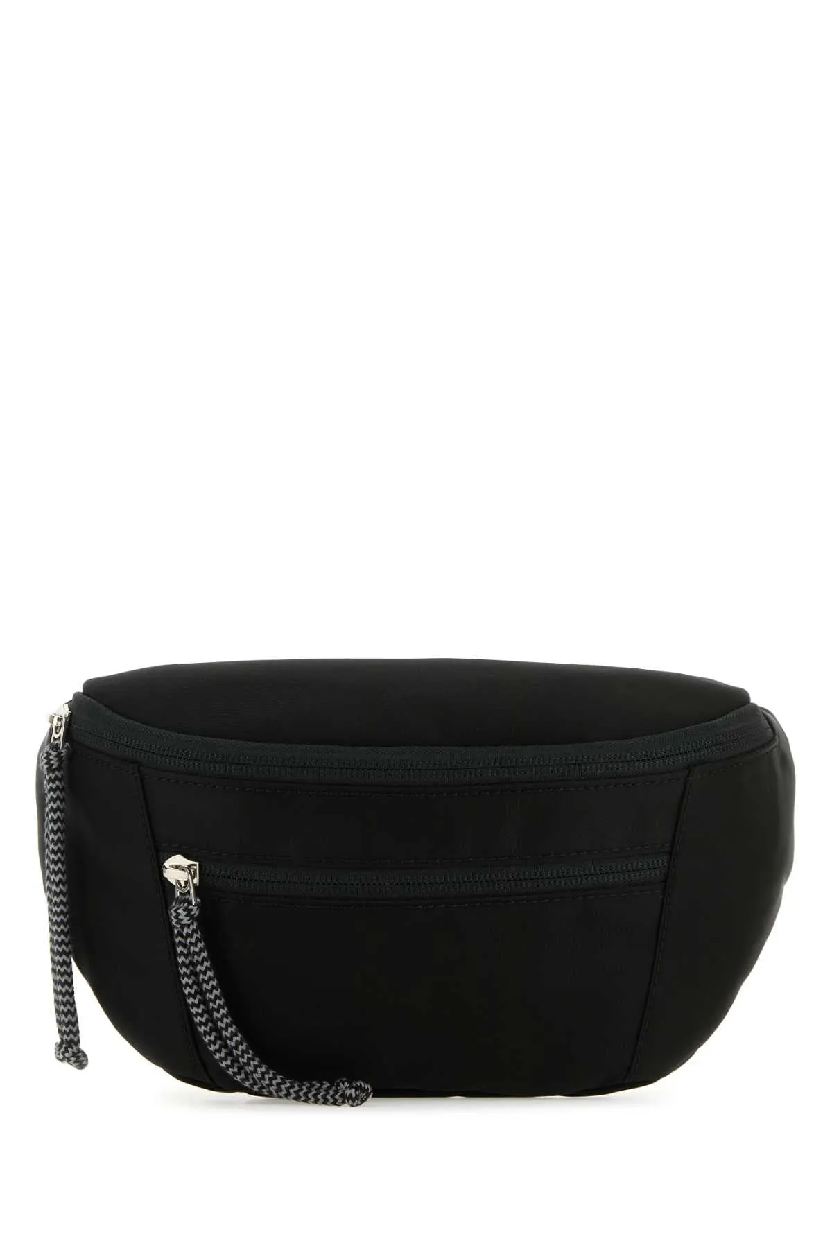 Lanvin Black Nylon Curb Belt Bag