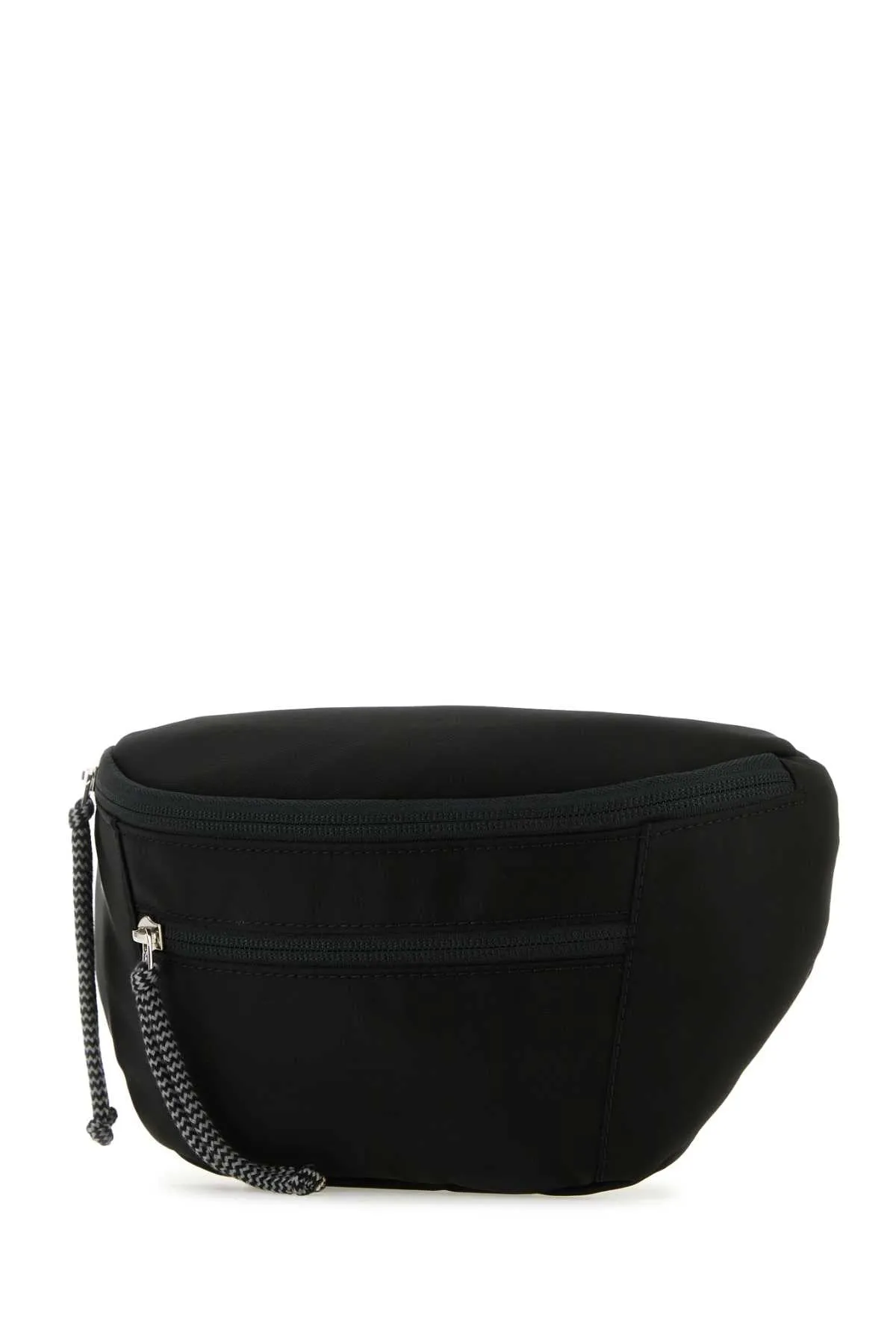 Lanvin Black Nylon Curb Belt Bag