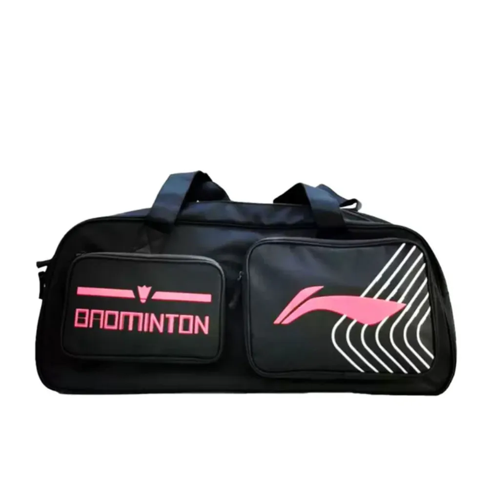 Li-Ning ABJT055 Square Badminton Kit Bag (Black/Pink)