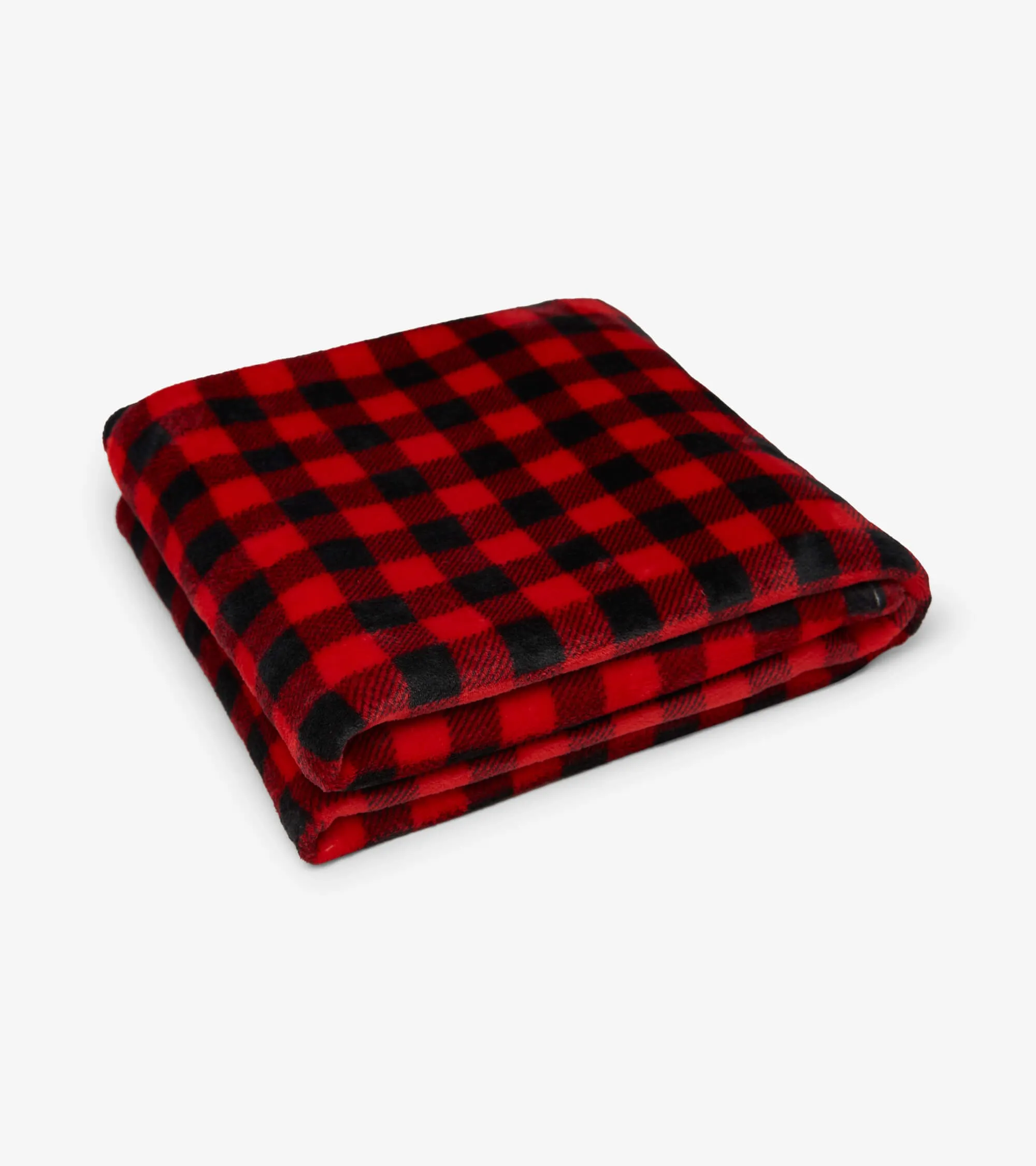 Little Blue House Buffalo Plaid Fleece Blanket