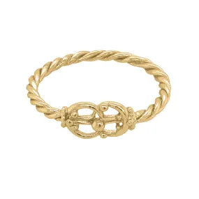 Lover’s Knot Pinky Ring - 18K Gold Plated