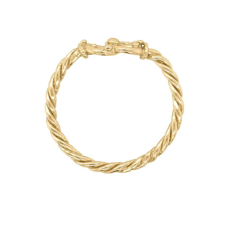 Lover’s Knot Pinky Ring - 18K Gold Plated