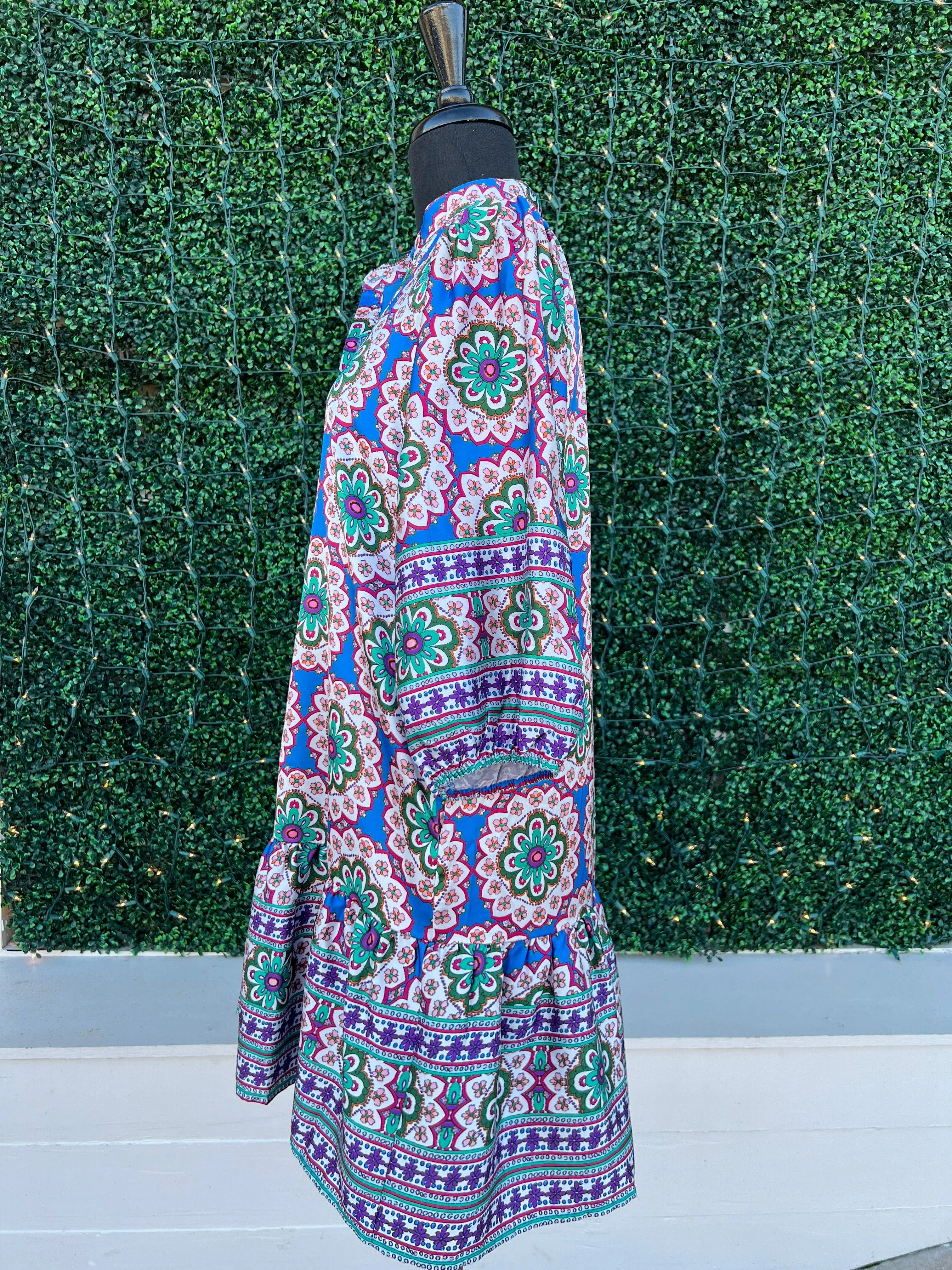 Mandala Drop Tier Dress