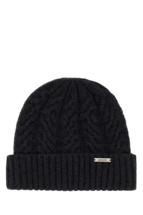 Moorer Charcoal Cashmere Beanie Hat