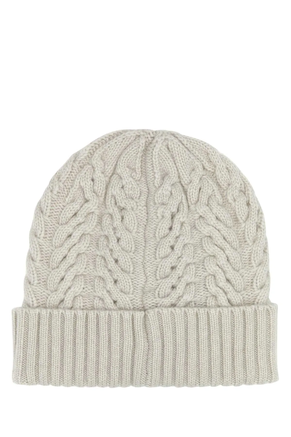 Moorer Ivory Cashmere Maria Beanie Hat